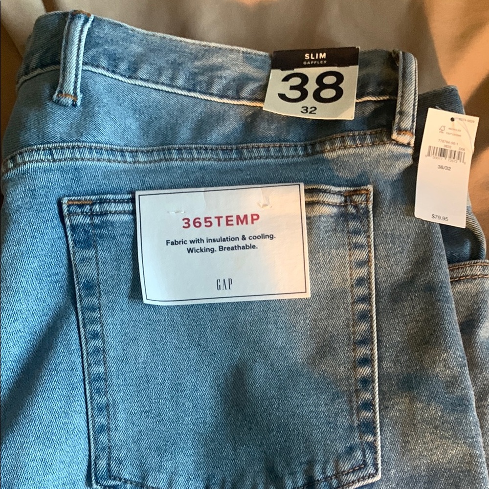 GAP 365TEMP Slim Jeans - Light Blue
